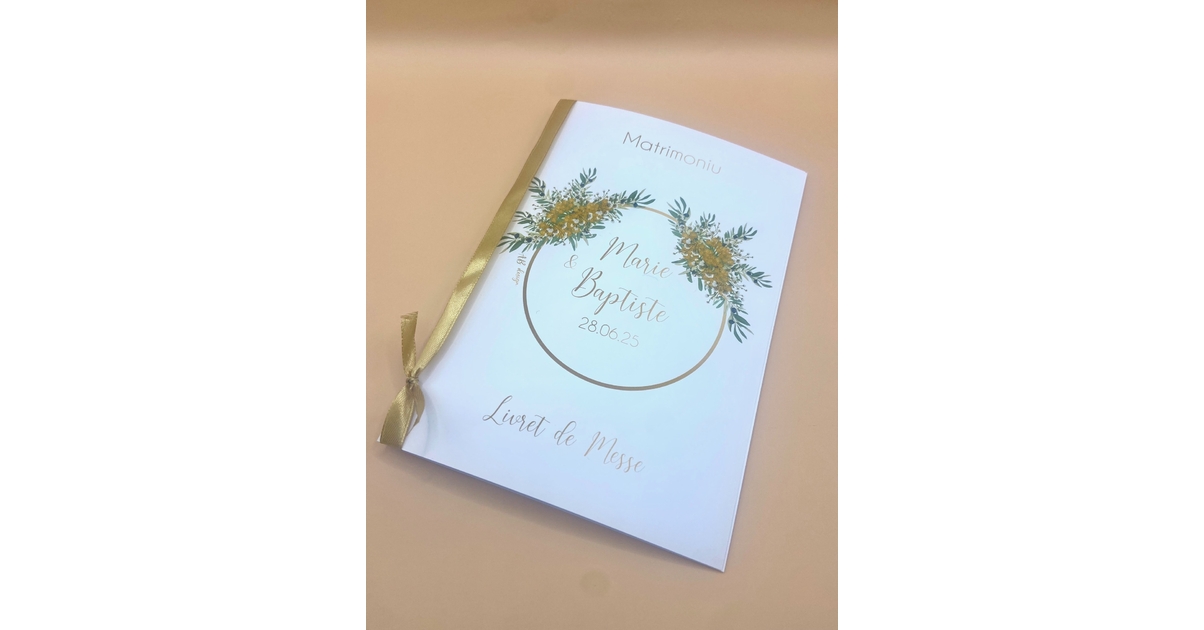 Livret De Messe Page De Garde www.ab-design2a.fr